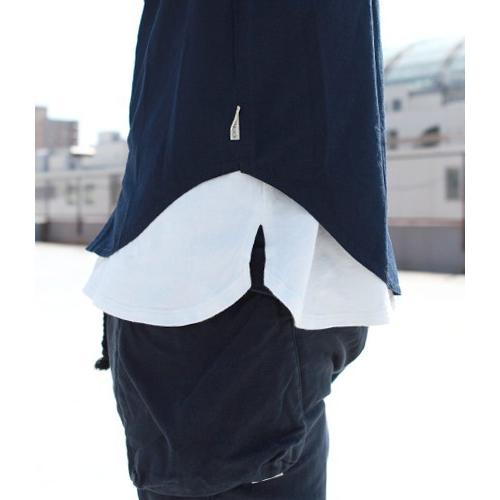 ナチュラルバイシクル Naturalbicycle トップス シャツ Cotton Linen No Collar Shirt MADE IN JAPAN series | Natural Bicycle | 15