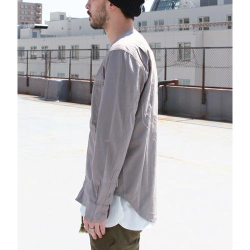 ナチュラルバイシクル Naturalbicycle トップス シャツ Cotton Linen No Collar Shirt MADE IN JAPAN series | Natural Bicycle | 17