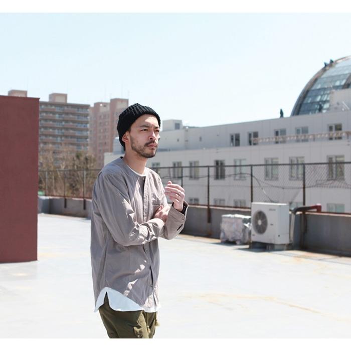 ナチュラルバイシクル Naturalbicycle トップス シャツ Cotton Linen No Collar Shirt MADE IN JAPAN series | Natural Bicycle | 07