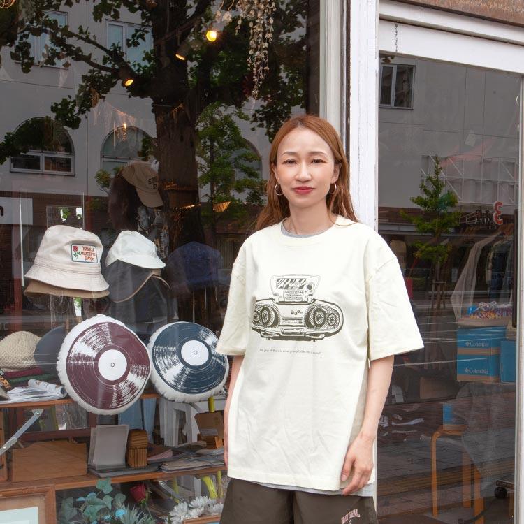 Natural Bicycle（ナチュラルバイシクル） ラジカセ T 2026SS : BROWN