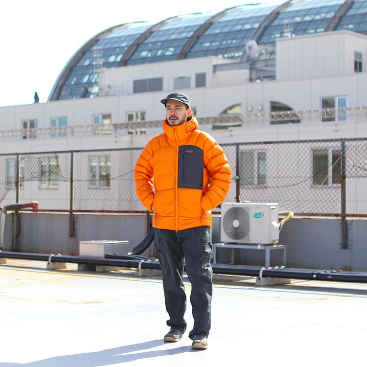 Rab ラブ アウター ダウンジャケット Mythic Ultra Jacket : BROWN