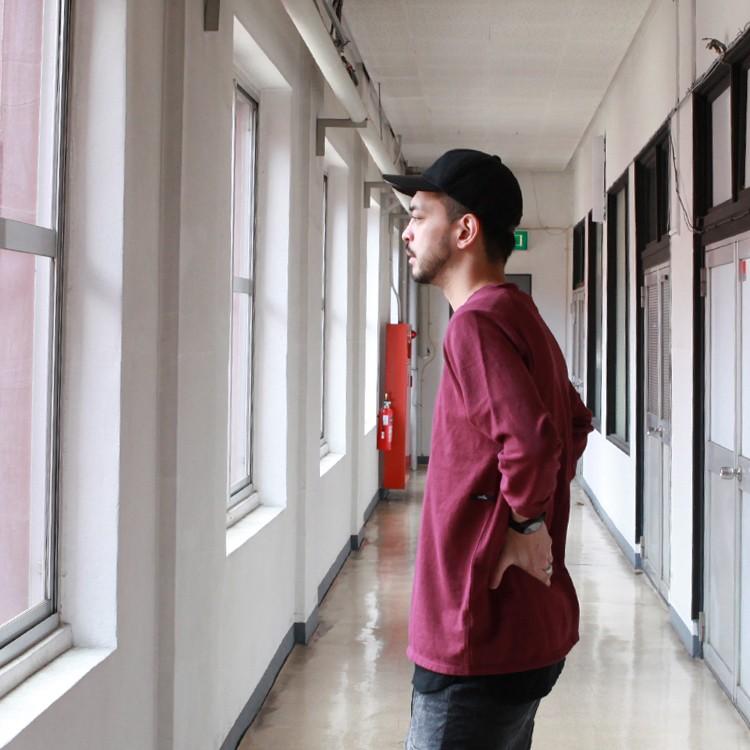 remilla（レミーラ） トップス ドルマン七分スウェット : BROWN FLOOR