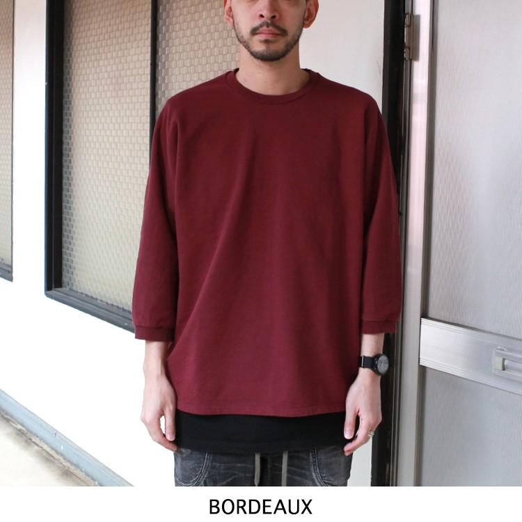 remilla（レミーラ） トップス ドルマン七分スウェット : BROWN FLOOR 