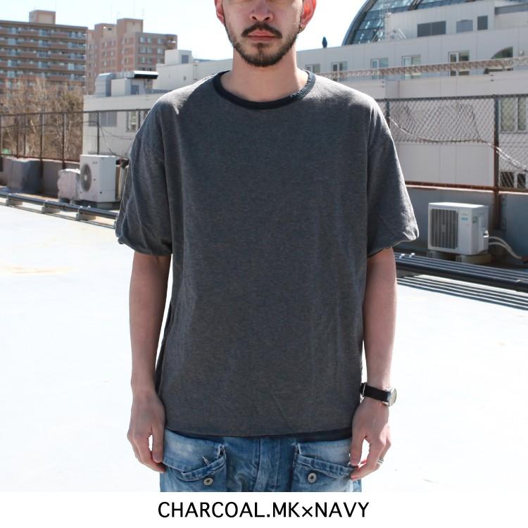 remilla（レミーラ） トップス Tシャツ リバースモックTee : BROWN