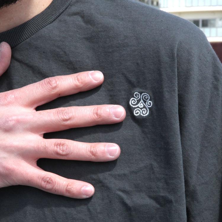 remilla（レミーラ） トップス コードドルマン七分Tee : BROWN FLOOR
