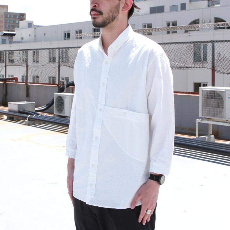 remilla（レミーラ） シャツ トップス 八分ポットシャツ : BROWN FLOOR