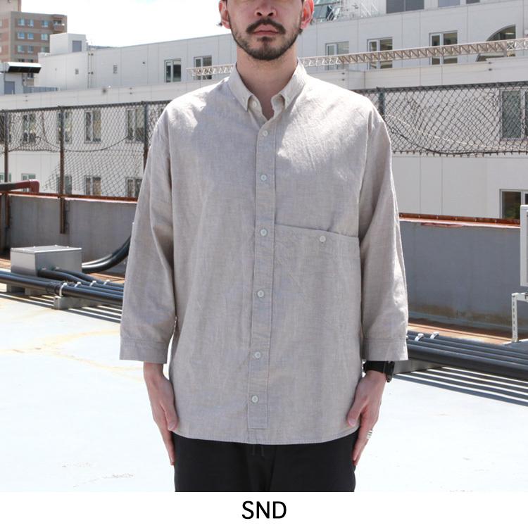 remilla（レミーラ） シャツ トップス 八分ポットシャツ : BROWN FLOOR