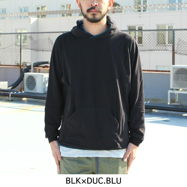 レミーラ ペントフード　Lサイズ remilla（レミーラ） パーカー トップス リバースモックフード : BROWN