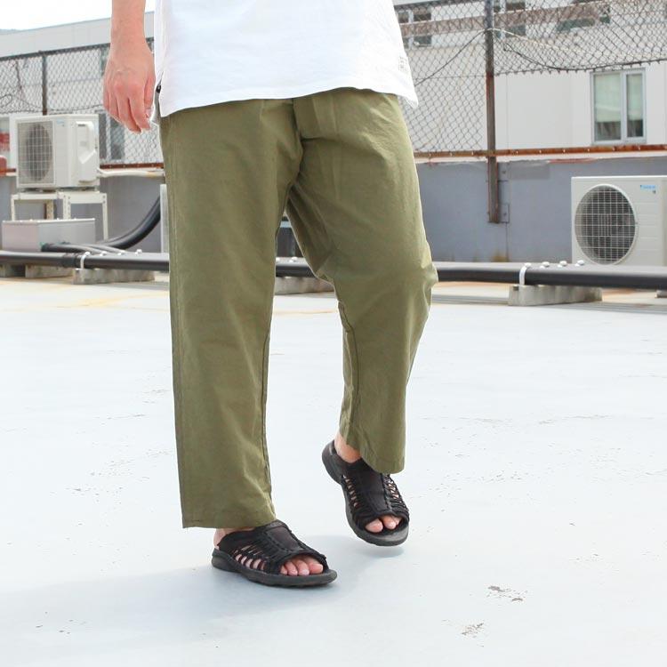 REMILLAレミーラ　ベイカーパンツ remilla レミーラ パンツ ヒダレイージー 2025SS : BROWN FLOOR