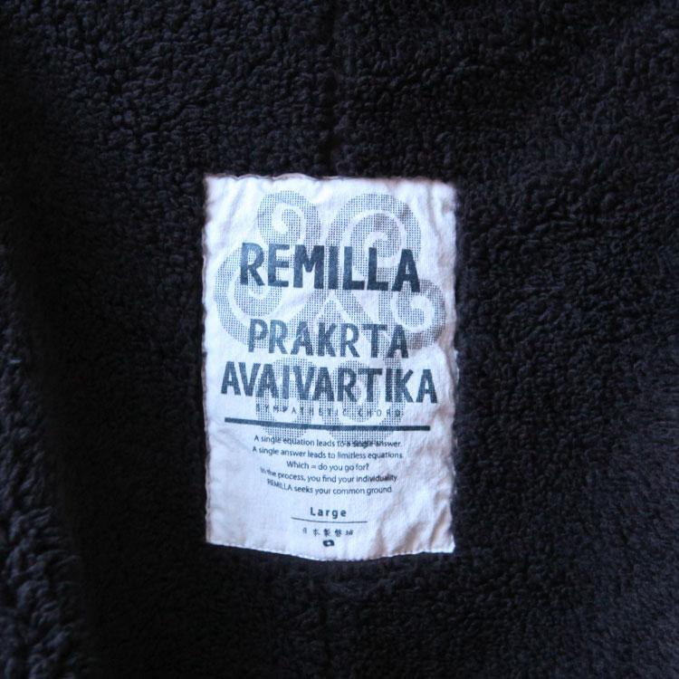 remilla（レミーラ） アウター シャンブレーボアフード 2024AW : BROWN 