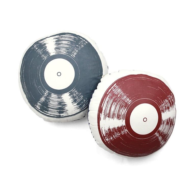 ハンドメイドクッション OneCushion ワンクッション  ”レコード” | 
