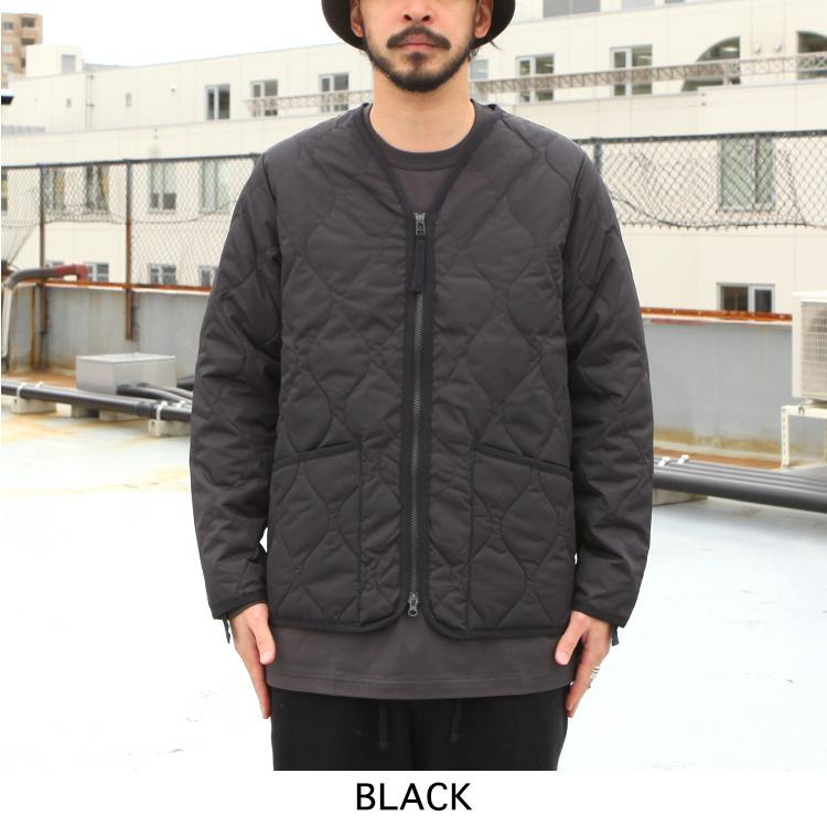 TAION（タイオン） アウター ジャケット MILITARY V NECK ZIP DOWN JKT