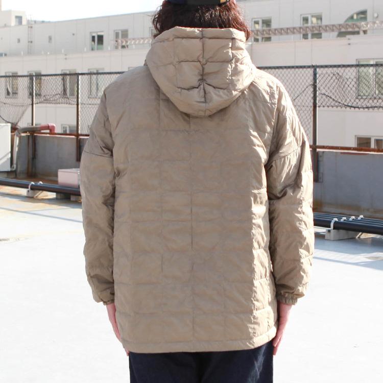 TAION（タイオン） ダウンパーカー OVER SIZE DOWN PK : BROWN FLOOR