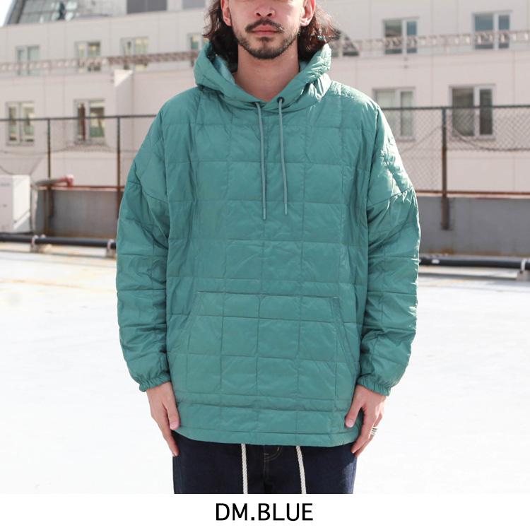 TAION（タイオン） ダウンパーカー OVER SIZE DOWN PK : BROWN FLOOR