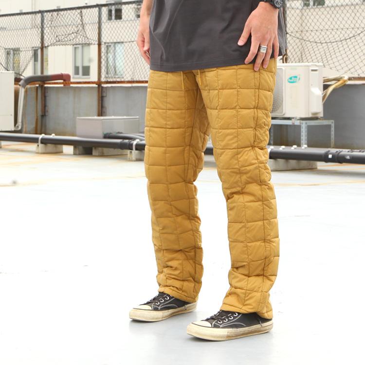 TAION タイオン ダウンパンツ DOWN PANTS : BROWN FLOOR - 通販 TAION タイオン ダウンパンツ DOWN PANTS : BROWN FLOOR - 通販