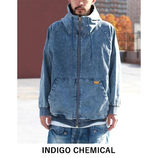 NATAL DESIGN インディゴ ZIPパーカー L natal design（ネイタルデザイン） NATAL DESIGN DENIM SWEAT PARKA