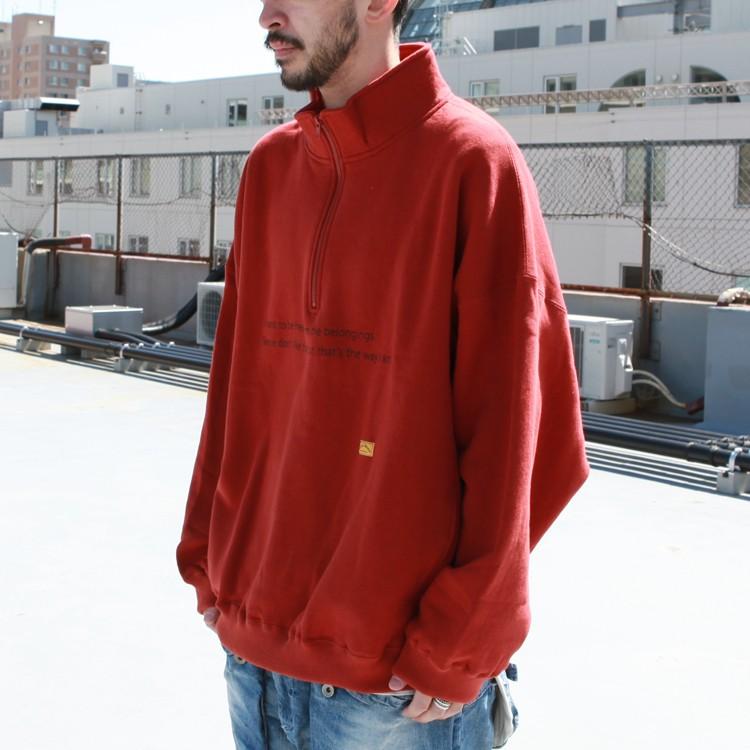 natal design（ネイタルデザイン） トップス C.C.SWEAT HALF ZIP