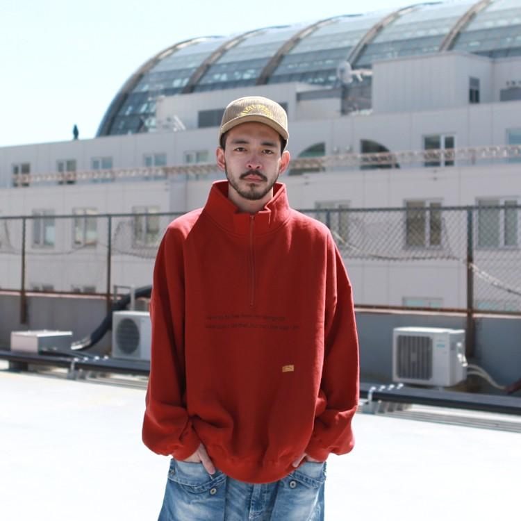 natal design（ネイタルデザイン） トップス C.C.SWEAT HALF ZIP