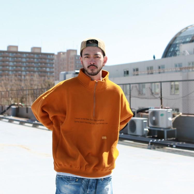 natal design（ネイタルデザイン） トップス C.C.SWEAT HALF ZIP