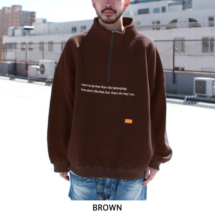 natal design（ネイタルデザイン） トップス C.C.SWEAT HALF ZIP