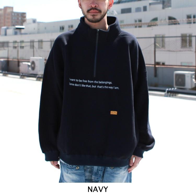 natal design（ネイタルデザイン） トップス C.C.SWEAT HALF ZIP