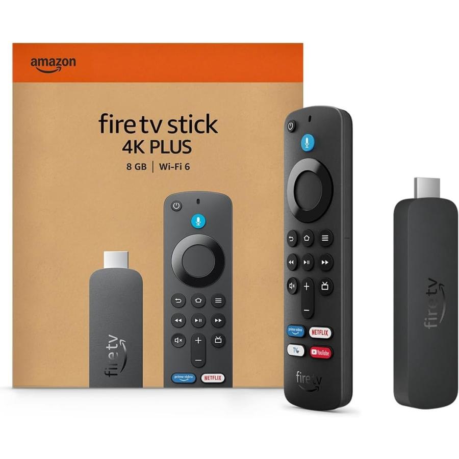 【新品未使用】Amazon fire TV stick 4k対応 リモコン付 amazon（アマゾン） Fire TV Stick 4K PLUS YouTubeボタン ファイアー