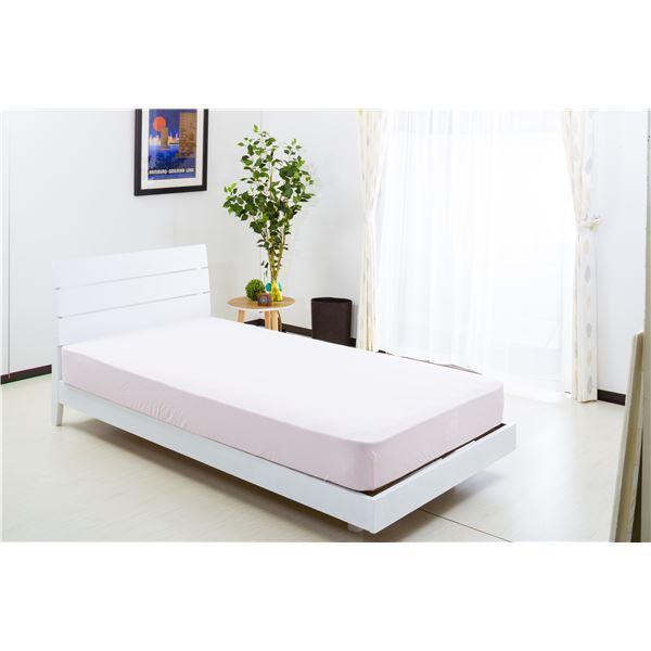 シーツ 寝具 S〜WSサイズ 約90×190×5cm ピンク 日本製 綿混 伸縮性 吸汗性 スーパーフィット フィットタイプ 寝室