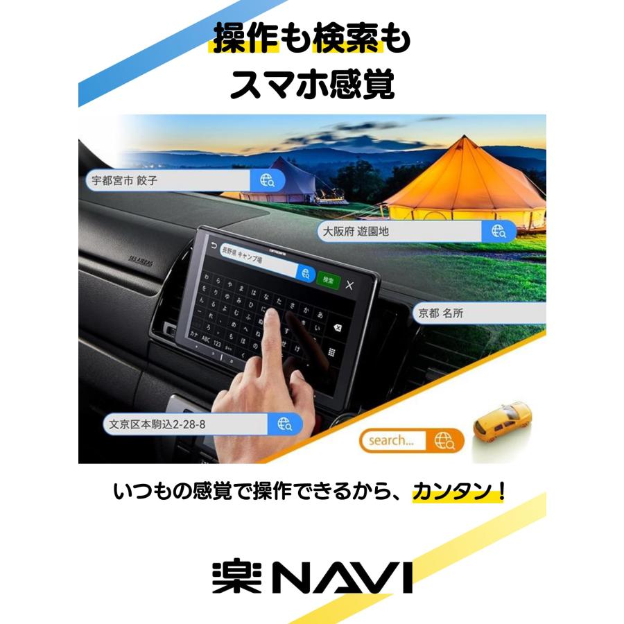楽ナビ 当日出荷 AVIC-RF721-DC 9インチ フローティング IPS 無料地図 