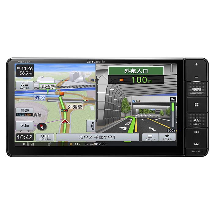 AVIC-RW112 代引手数料無料 パイオニア カロッツェリア 楽ナビ 新品 7型HDパネル 幅200mmワイド Bluetooth接続 7インチ カーナビ|brownside-navi|02