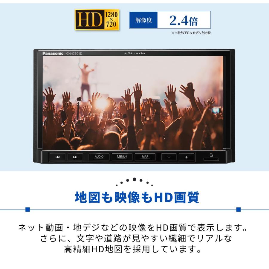 Strada 【ナビ連動ドラレコ・バックカメラセット】CN-CA01D＋CA