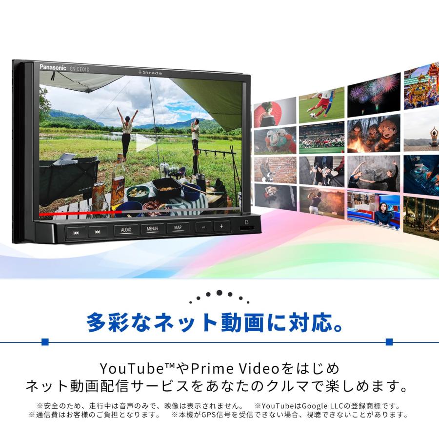 Strada 【ナビ連動ドラレコセット】CN-CA01D＋CA-DR03HTD 無料地図更新