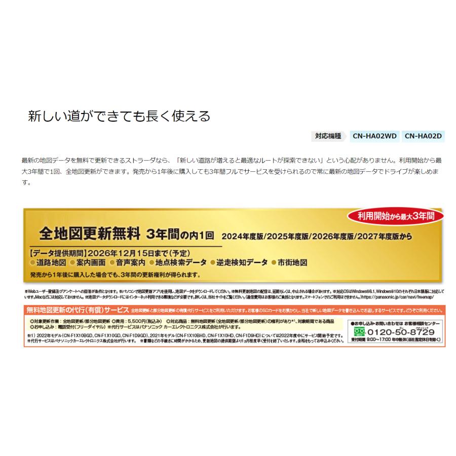 Strada CN-HA02WD 新品 地図更新無料 パナソニック ストラーダ Strada CN-HA02WD 新品 地図更新無料 パナソニック ストラーダ