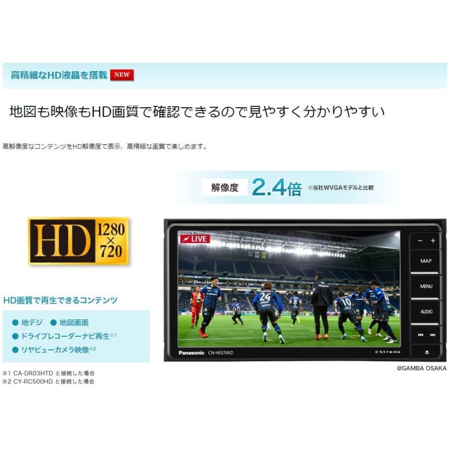CN-HE01WD 代引手数料無料 パナソニック ストラーダ 新品 200mmワイド HD液晶 地デジ DVD CD録音 Bluetooth Strada カーナビ 7型 7インチ :CN-HE01WD:カーナビショップ・ブラウンサイド - 通販 - Yahoo!ショッピング CN-HE01WD 代引手数料無料 パナソニック ストラーダ 新品 200mmワイド HD液晶 地デジ DVD CD録音 Bluetooth Strada カーナビ 7型 7インチ :CN-HE01WD:カーナビショップ・ブラウンサイド - 通販 - Yahoo!ショッピング