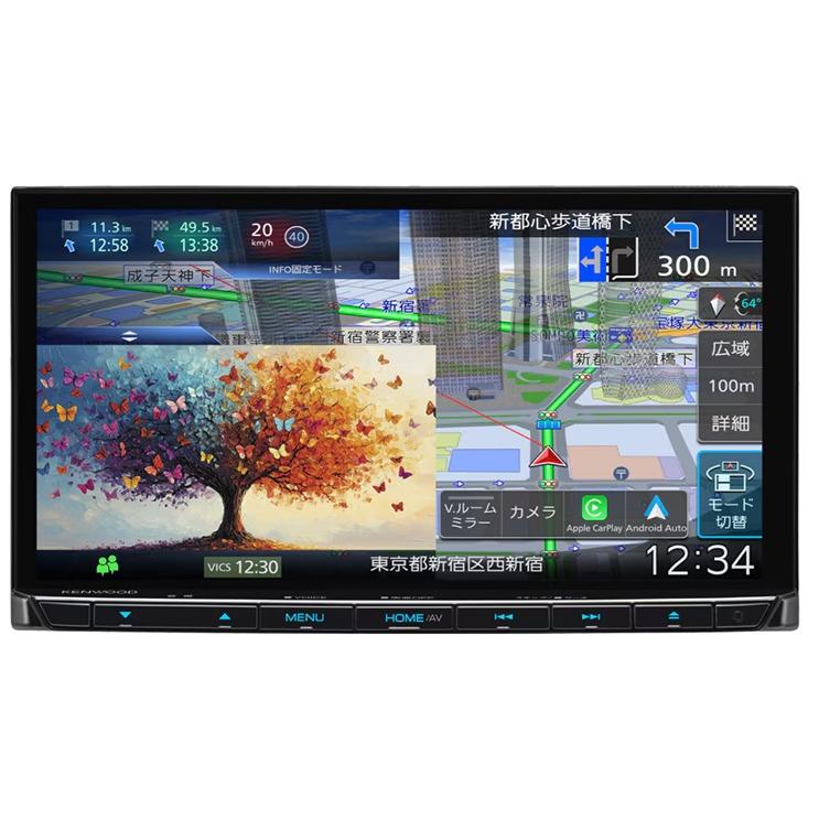 彩速ナビ MDV-M712 2DIN7インチ Apple CarPlay Android Auto 地デジ