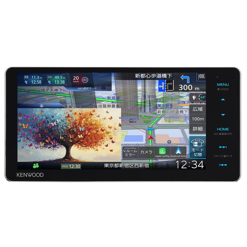 彩速ナビ MDV-M712W 7インチワイド Apple CarPlay Android Auto 地デジ