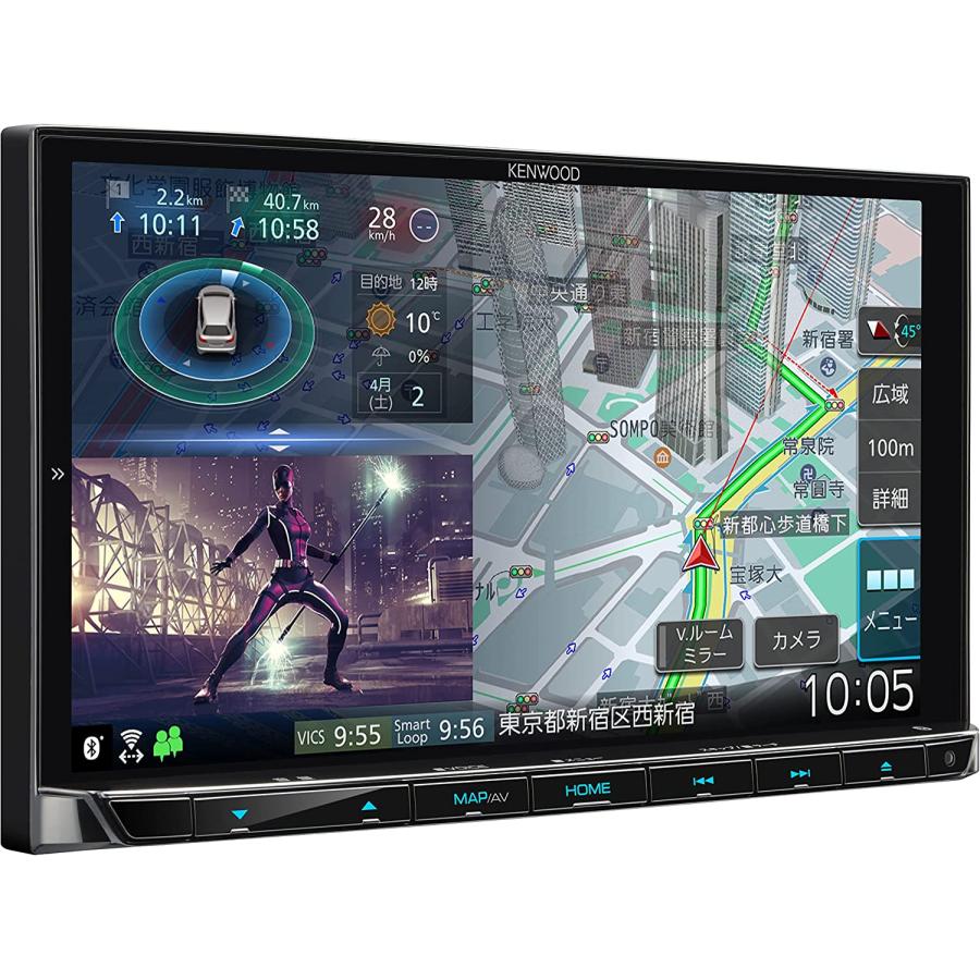 MDV-M809HD 新品未開封 送料無料 新品 地図更新付 HDパネル ハイレゾ対応 幅180ｍｍ 2DIN KENWOOD ケンウッド 彩速ナビ カーナビ｜brownside-navi｜02