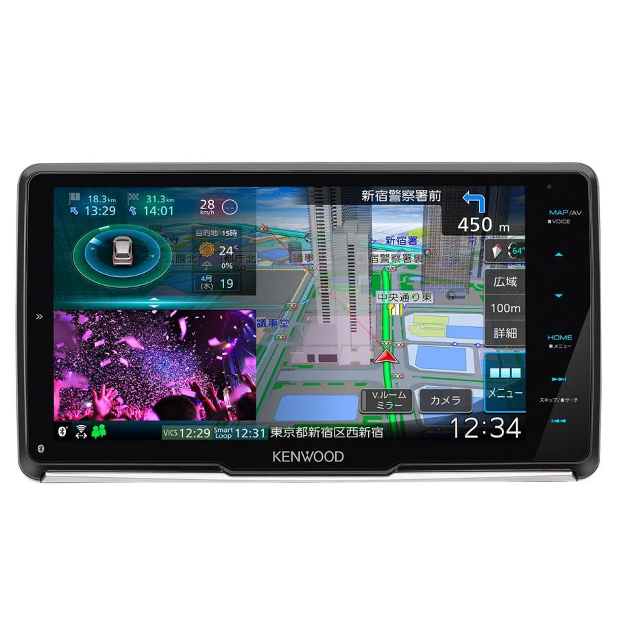彩速ナビ 【4点セット販売】MDV-M910HDF＋ハイエース用取付キット＋
