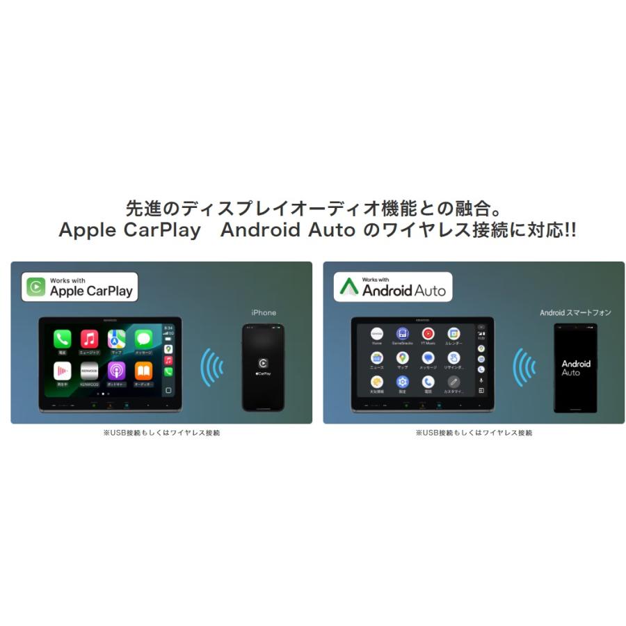 彩速ナビ MDV-MX12F 10インチ フローティングナビ Apple CarPlay