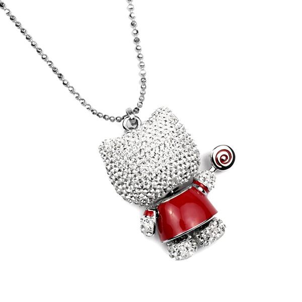 並行輸入 スワロフスキー ネックレス  1120583 ホワイト 白 +レッド 赤 爆買 | SWAROVSKI | 01