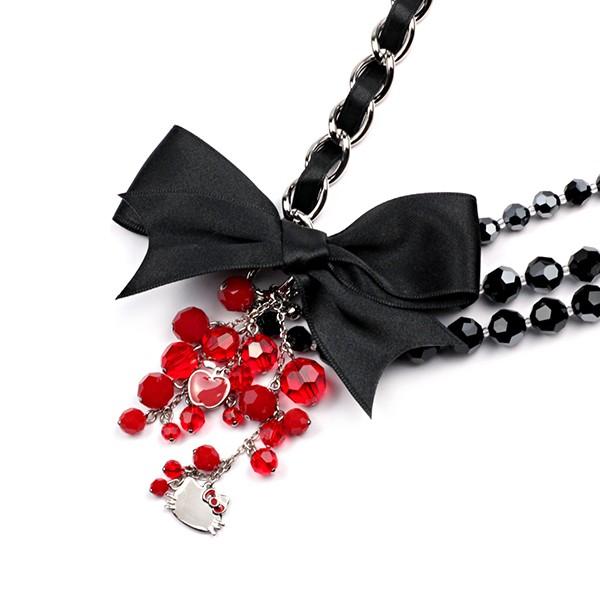 並行輸入 スワロフスキー ネックレス  1120589 シルバー+ブラック 黒 爆買 | SWAROVSKI | 03