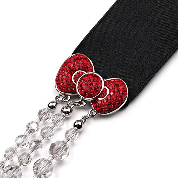 並行輸入 スワロフスキー ネックレス  1120589 シルバー+ブラック 黒 爆買 | SWAROVSKI | 04