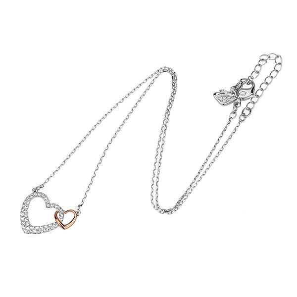 並行輸入 スワロフスキー ネックレス DEAR SMALL NECKLACE 5156815 シルバー/クリア/ローズゴールド 爆買 | SWAROVSKI | 03