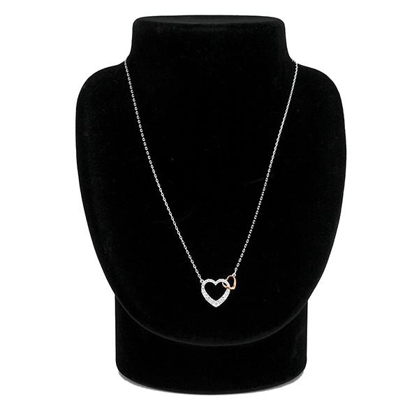 並行輸入 スワロフスキー ネックレス DEAR SMALL NECKLACE 5156815 シルバー/クリア/ローズゴールド 爆買 | SWAROVSKI | 04