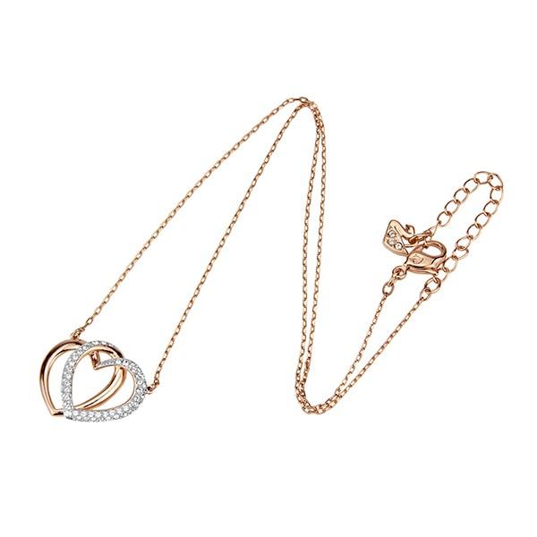 並行輸入 スワロフスキー ネックレス DEAR MEDIUM 5194826 シルバー/クリア/ローズゴールド 爆買 | SWAROVSKI | 03