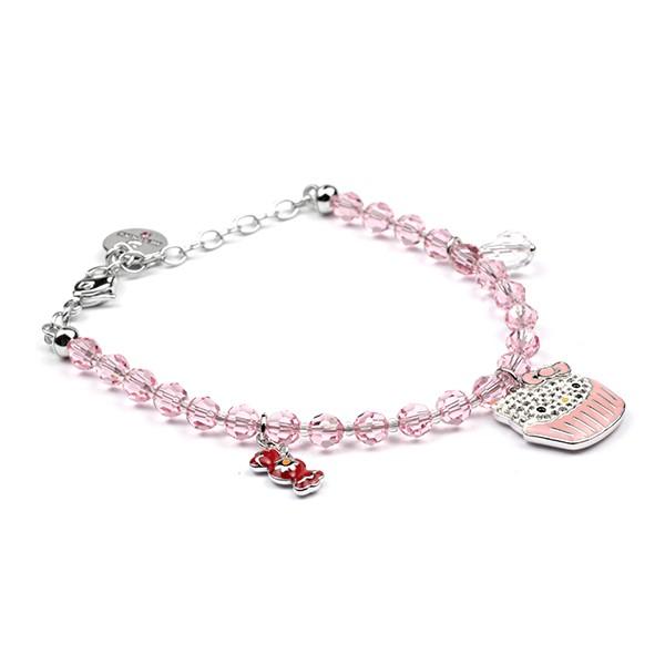 並行輸入 スワロフスキー ブレスレット  1120603 シルバー+ピンク 爆買 | SWAROVSKI | 02