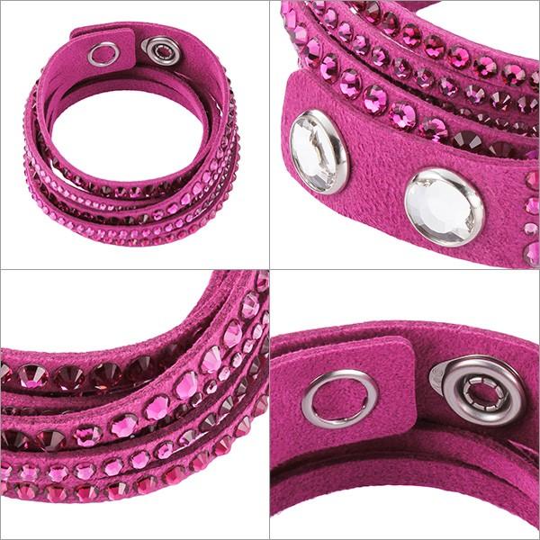 並行輸入 スワロフスキー ブレスレット Slake Deluxe ブレスレット 5124127 フューシャ ピンク 爆買 | SWAROVSKI | 01