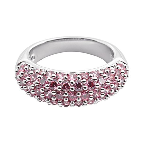 並行輸入 スワロフスキー リング Maeva Salmon Pink リング 1062718 シルバー+ピンク 爆買 | SWAROVSKI