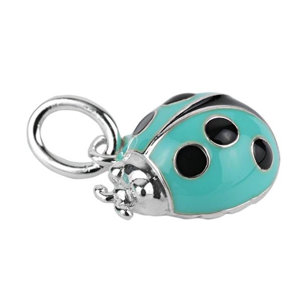 並行輸入 ティファニー チャーム レディバグ チャーム 30512456 シルバー/ティファニーブルー/ブラック 爆買 | TIFFANY&Co. | 02