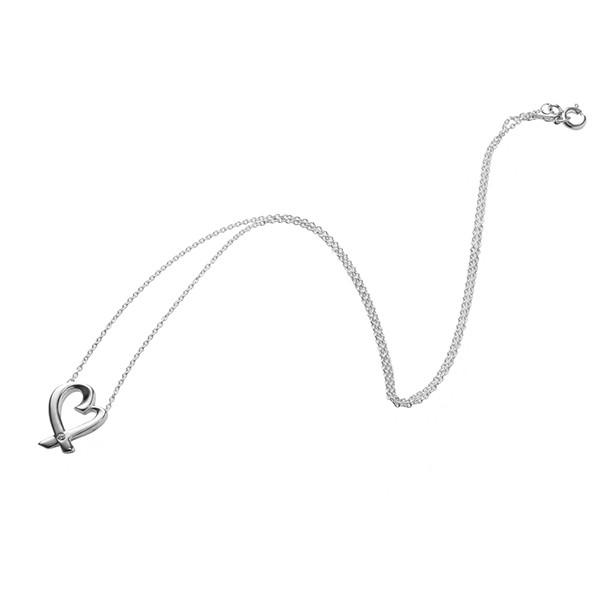 並行輸入 ティファニー  ネックレス ラビング ハート 25604296 シルバー 銀 爆買 | TIFFANY&Co.
