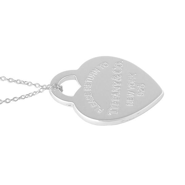 並行輸入 ティファニー ネックレス ハートタグ ペンダント ミディアム 18inchチェーン 30971655 シルバー 爆買 | TIFFANY&Co. | 02